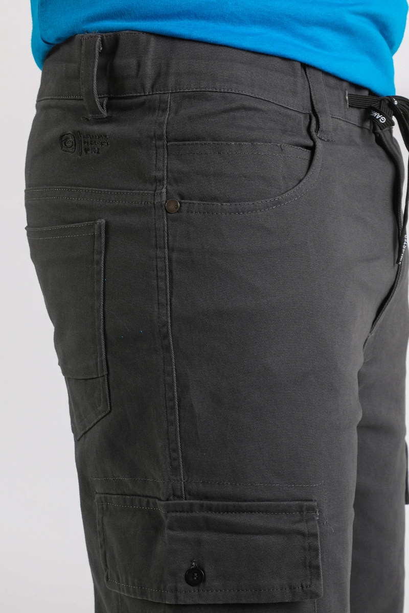 SHORT ALGODÓN HOMBRE GANGSTER AZUL SIXPO CANVAS CARGO - 3