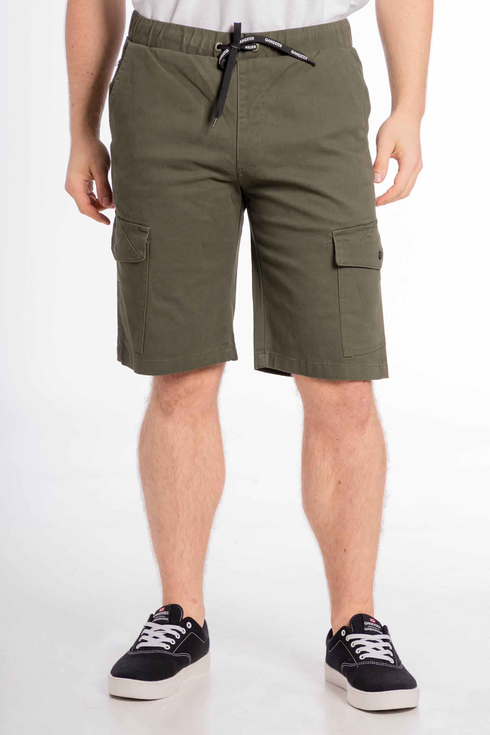 SHORT ALGODÓN HOMBRE GANGSTER AZUL CARPENTER CANVAS CARGO - 1