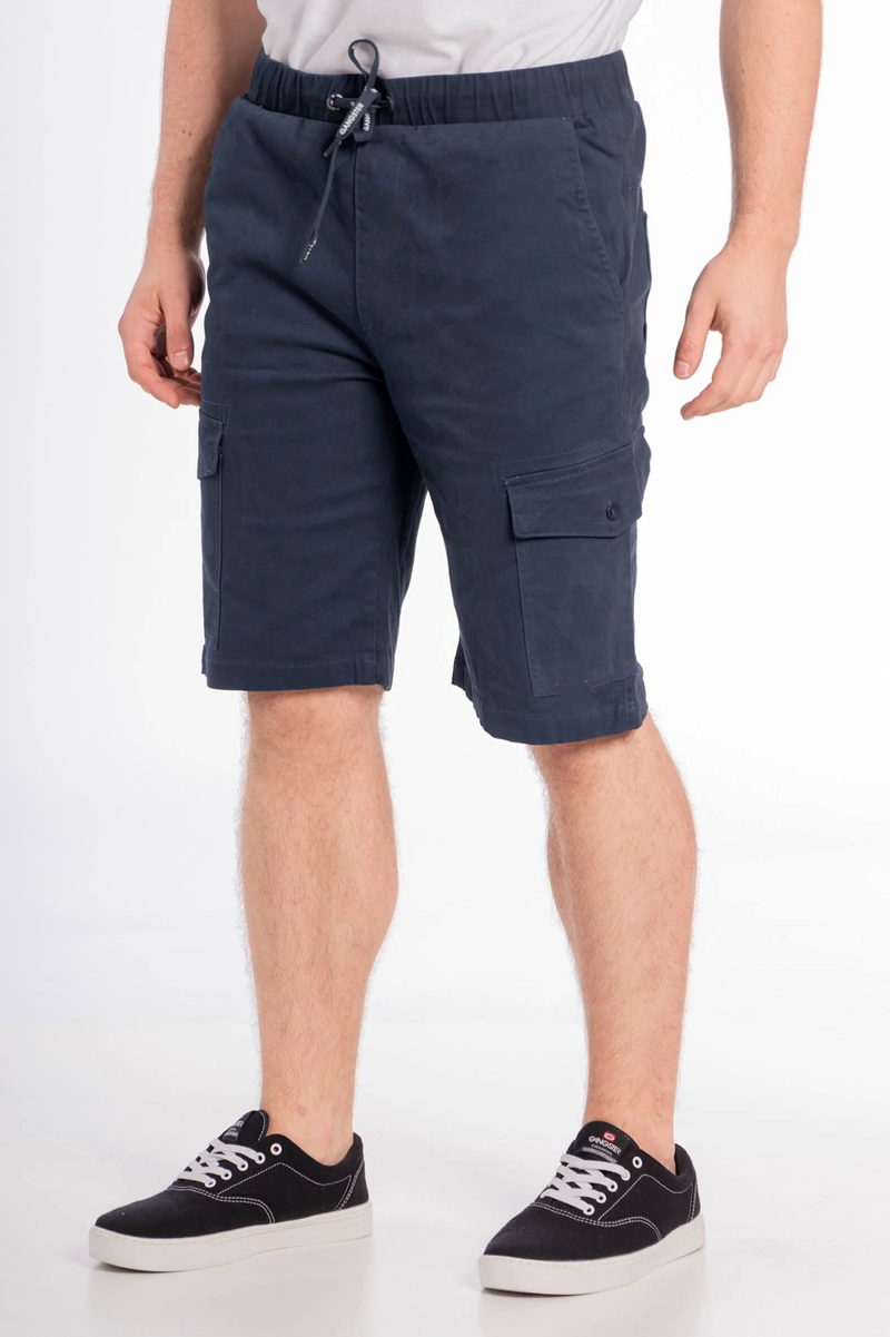 SHORT ALGODÓN HOMBRE GANGSTER AZUL CARPENTER CANVAS CARGO - 1