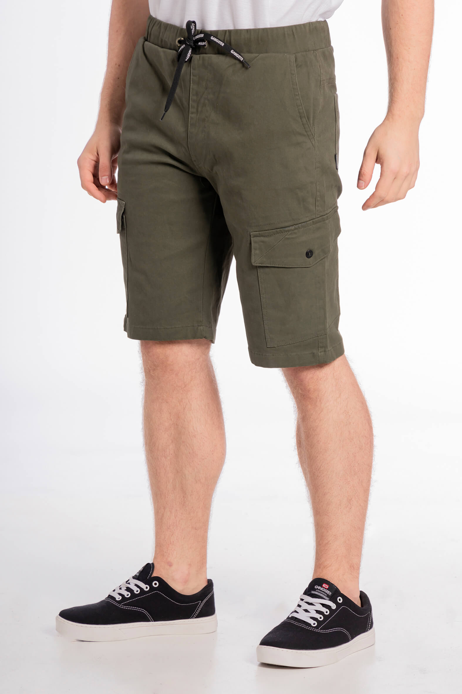 SHORT ALGODÓN HOMBRE GANGSTER AZUL CARPENTER CANVAS CARGO - 2