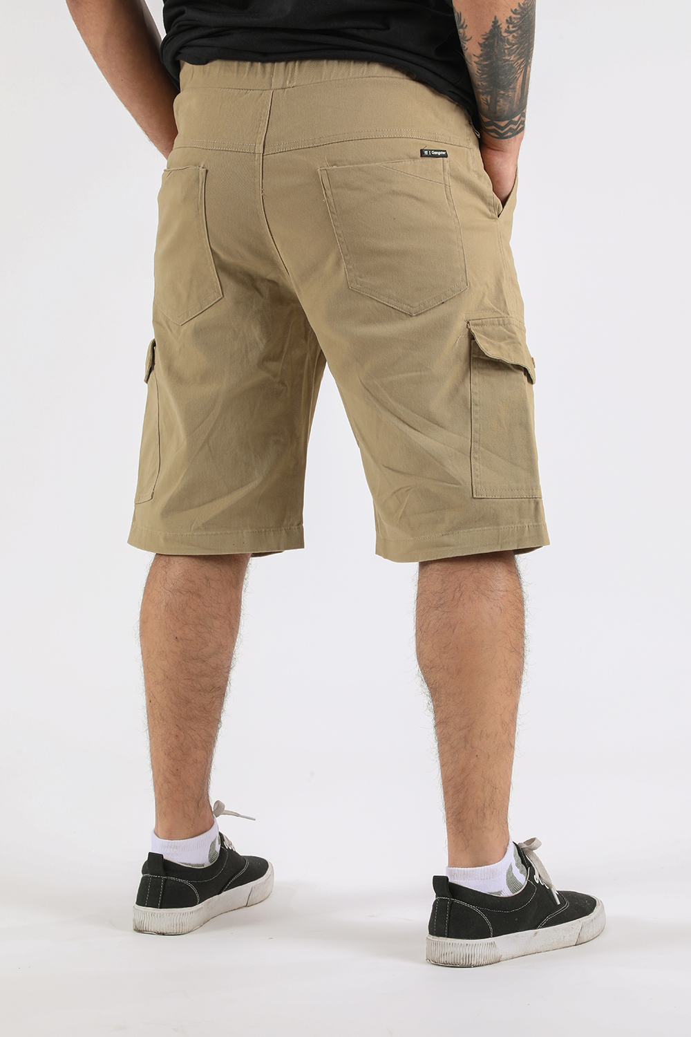 SHORT ALGODÓN HOMBRE GANGSTER AZUL CARPENTER CANVAS CARGO - 2