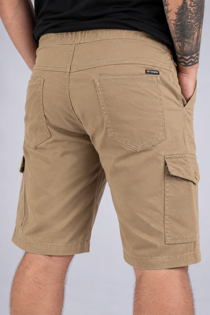 SHORT ALGODÓN HOMBRE GANGSTER AZUL CARPENTER CANVAS CARGO - 2