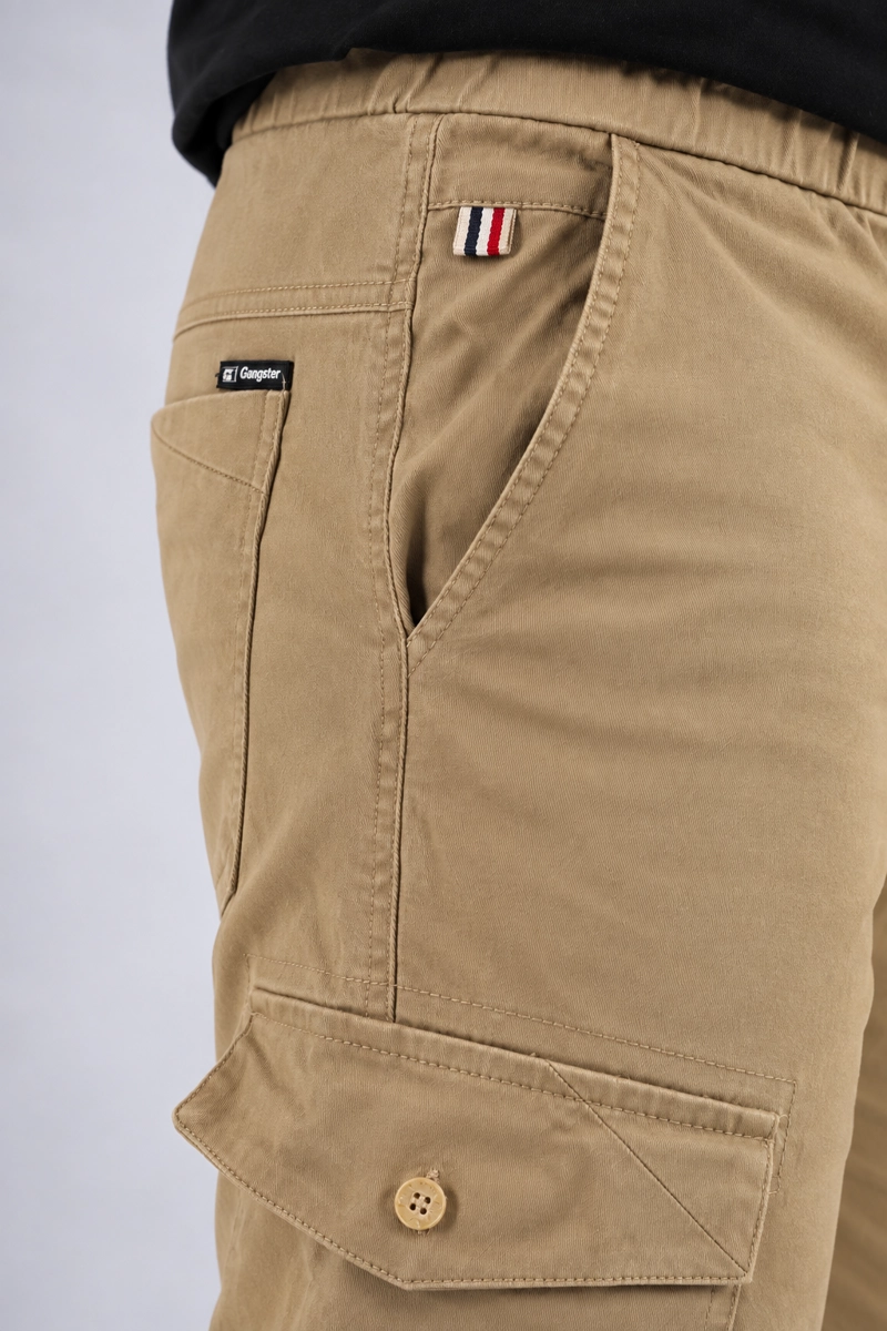 SHORT ALGODÓN HOMBRE GANGSTER AZUL CARPENTER CANVAS CARGO - 3