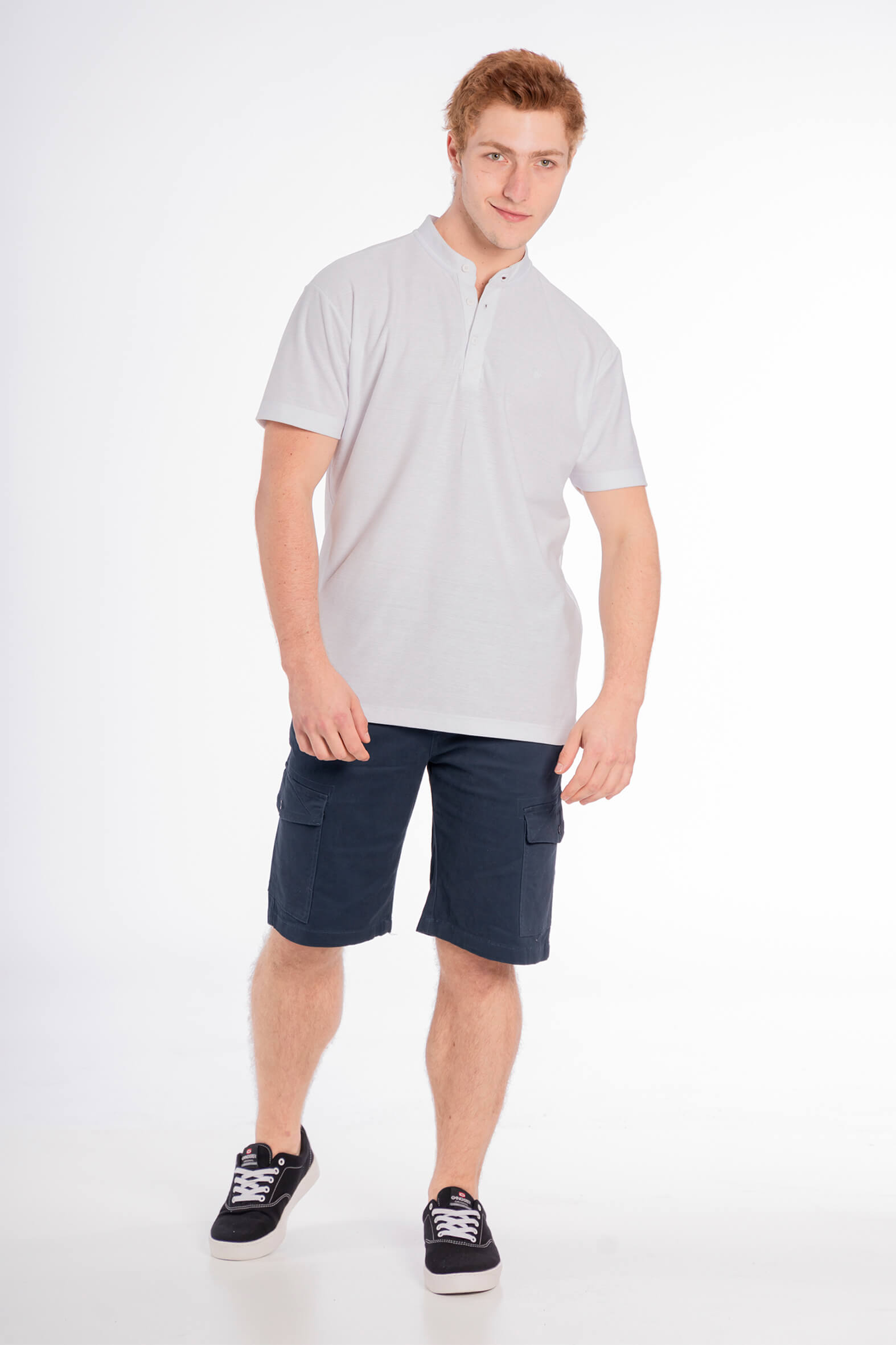 SHORT ALGODÓN HOMBRE GANGSTER AZUL CARPENTER CANVAS CARGO - 5