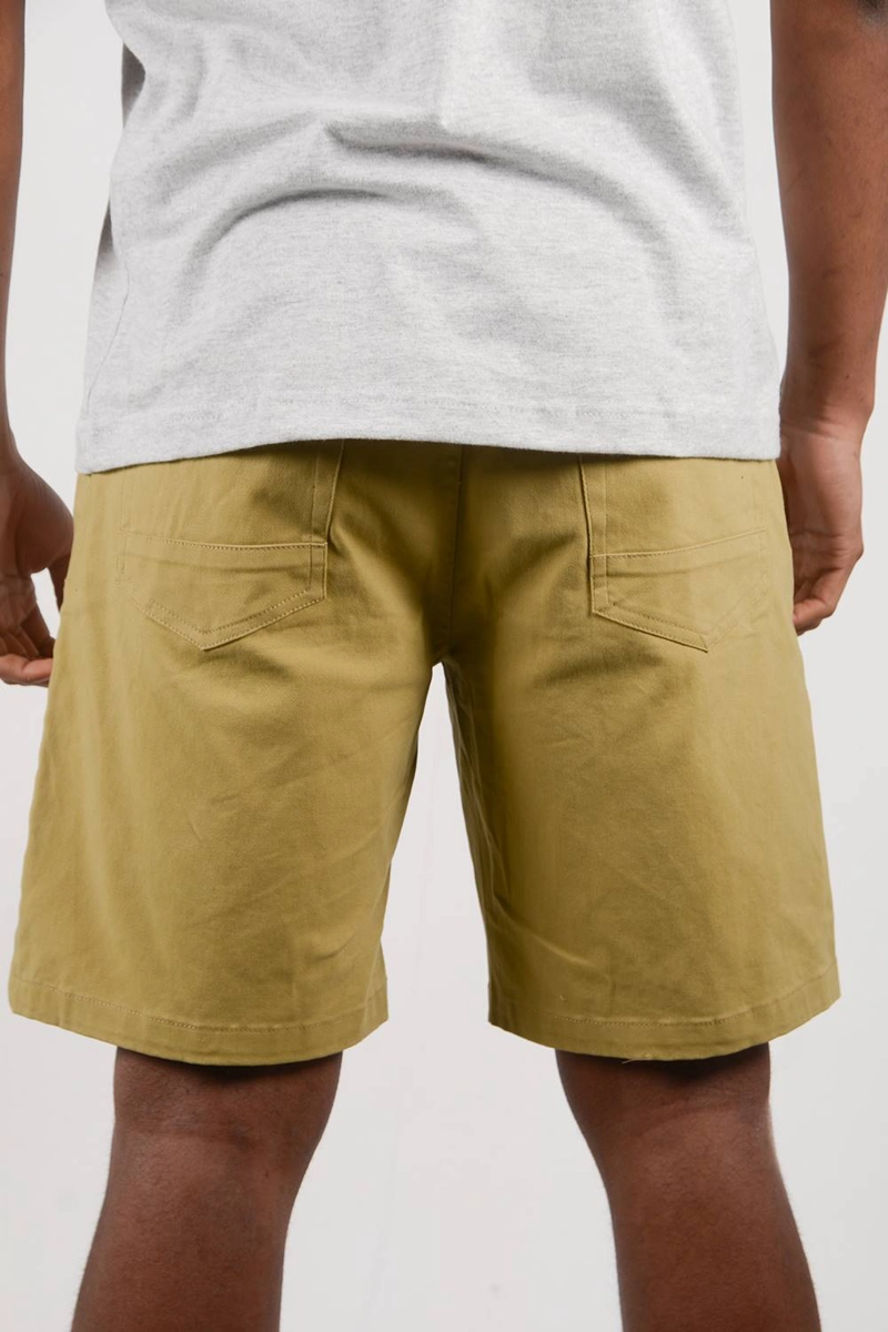 SHORT ALGODÓN HOMBRE GANGSTER HEAVY CANVAS KAKI - 2