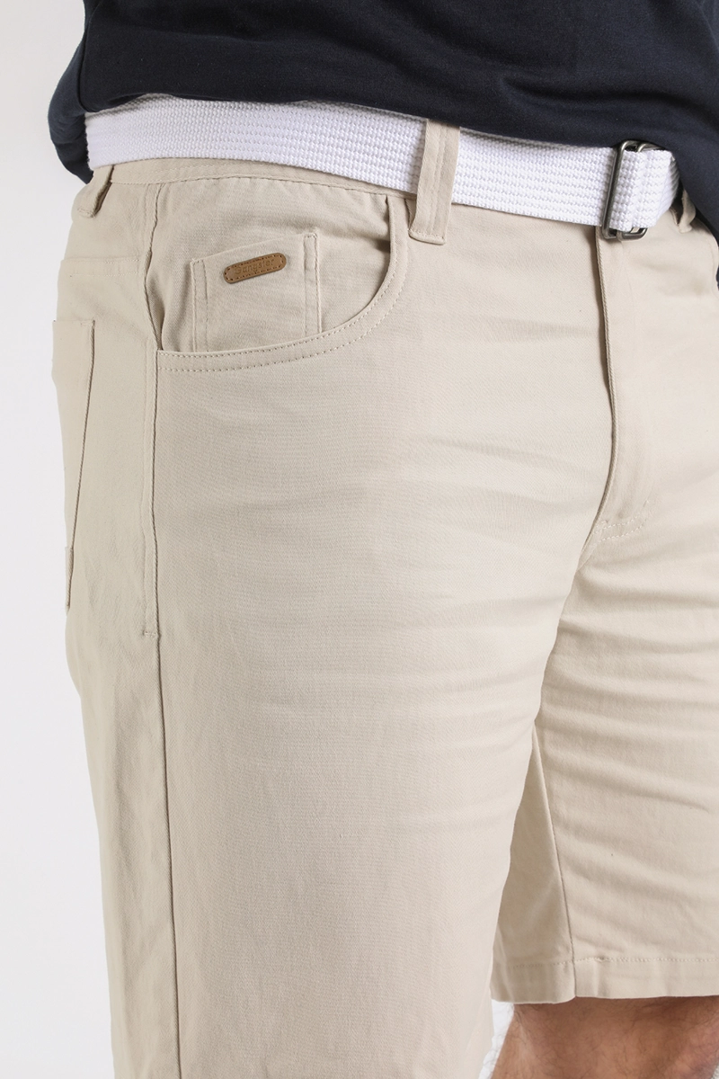 SHORT ALGODÓN HOMBRE GANGSTER HEAVY CANVAS KAKI - 3