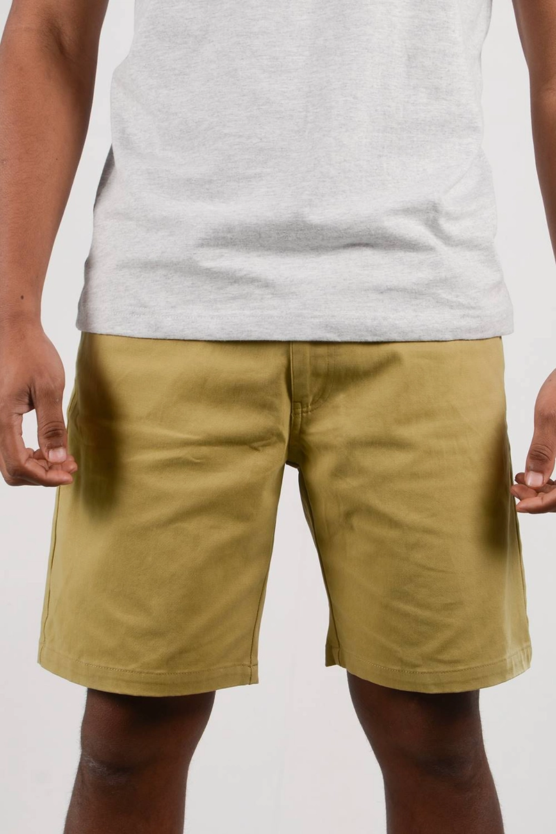 SHORT ALGODÓN HOMBRE GANGSTER HEAVY CANVAS KAKI - 4