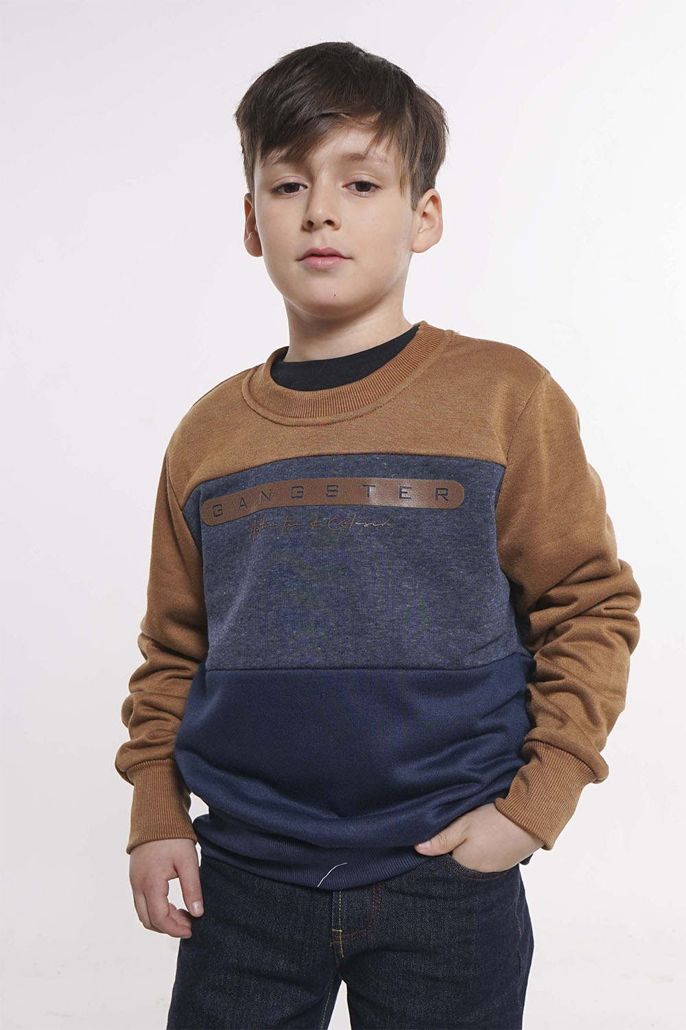 TEEN POLERON CREW FRONT LOGO ARENA GANGSTER - 1