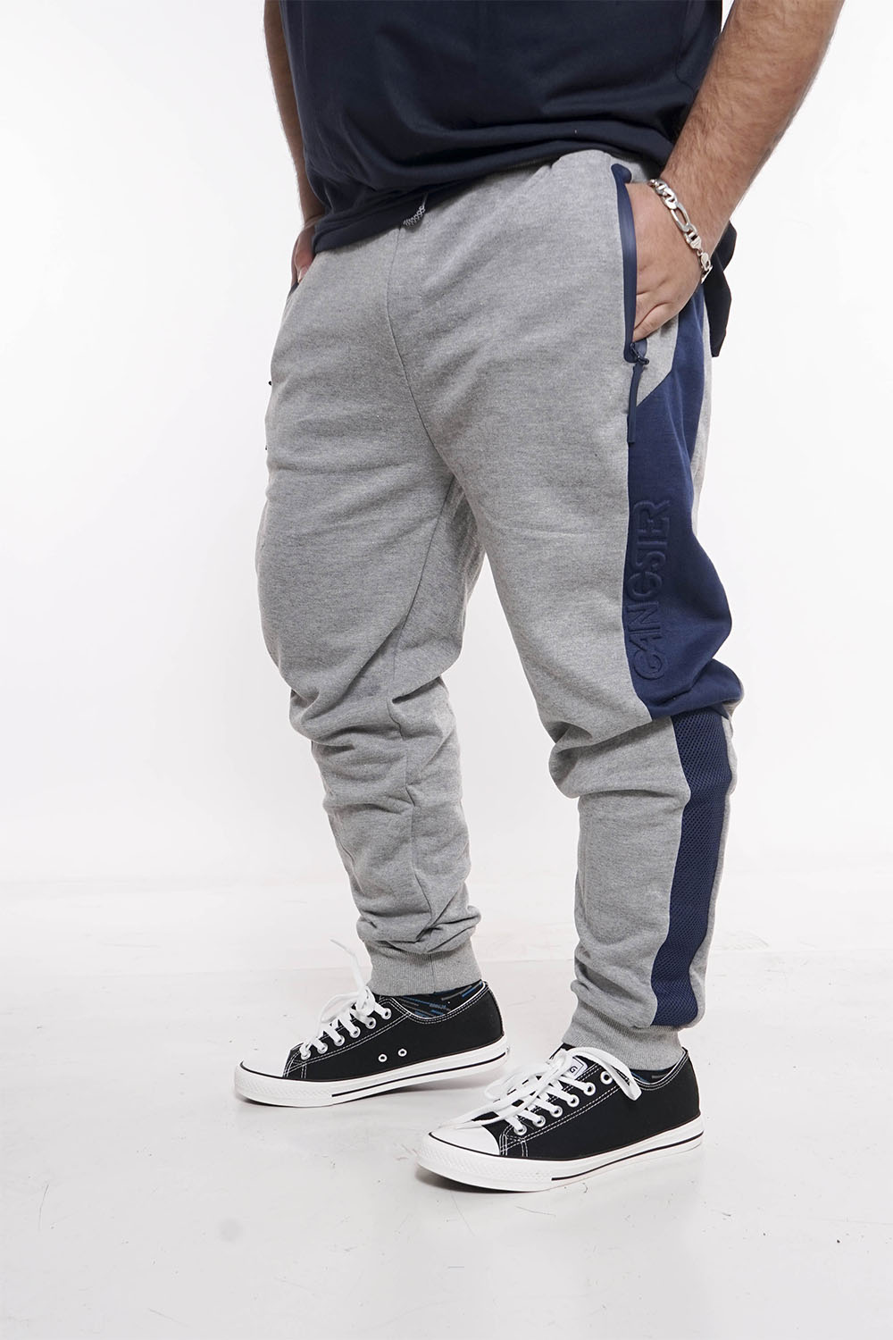 PLUS BUZO DISTORTION GRIS GANGSTER - 1