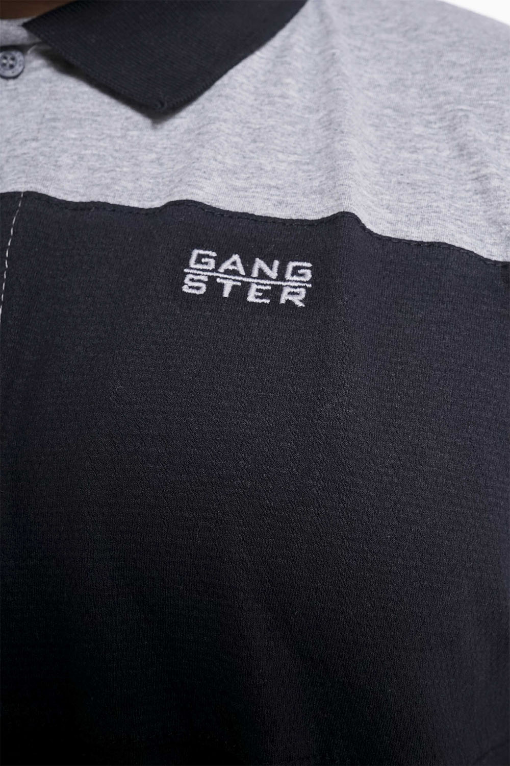 PLUS POLERA CUELLO ACADEMY AZUL GANGSTER - 2