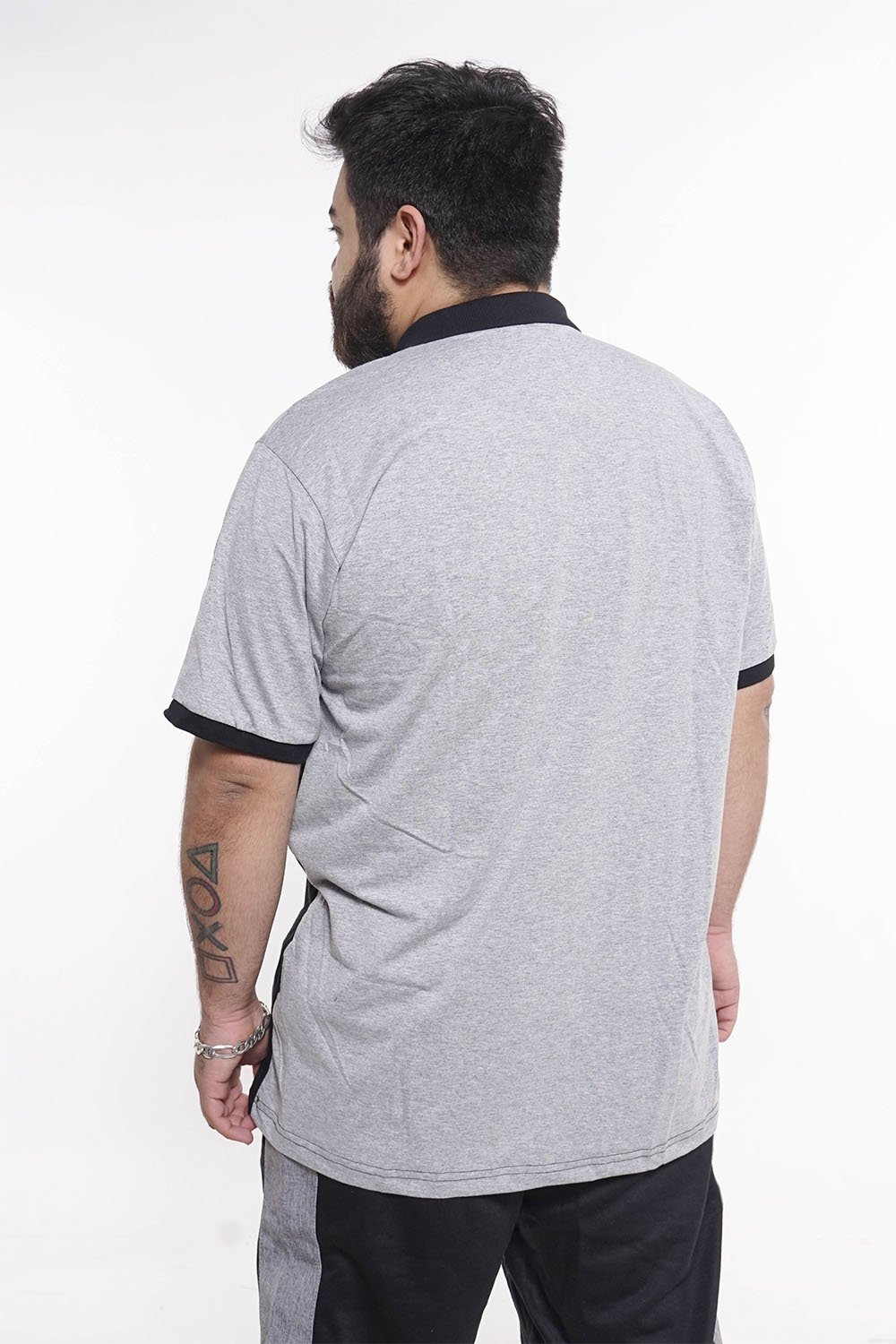 PLUS POLERA CUELLO ACADEMY AZUL GANGSTER - 3