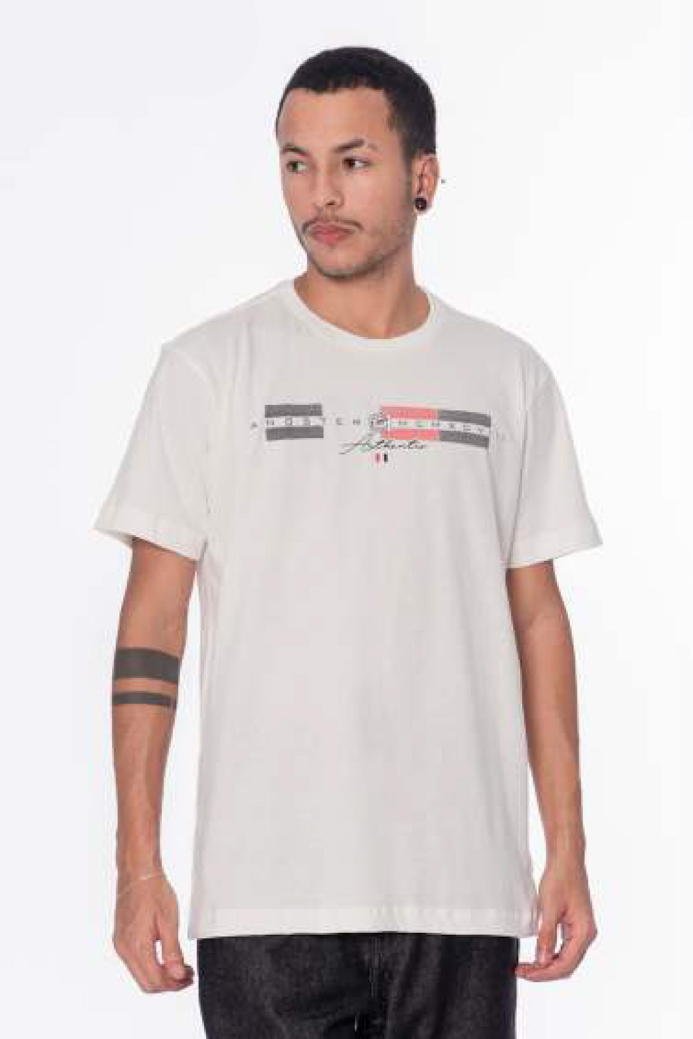 PLUS POLERA MC BASICA AUTHENTIC BLANCO GANGSTER - 1