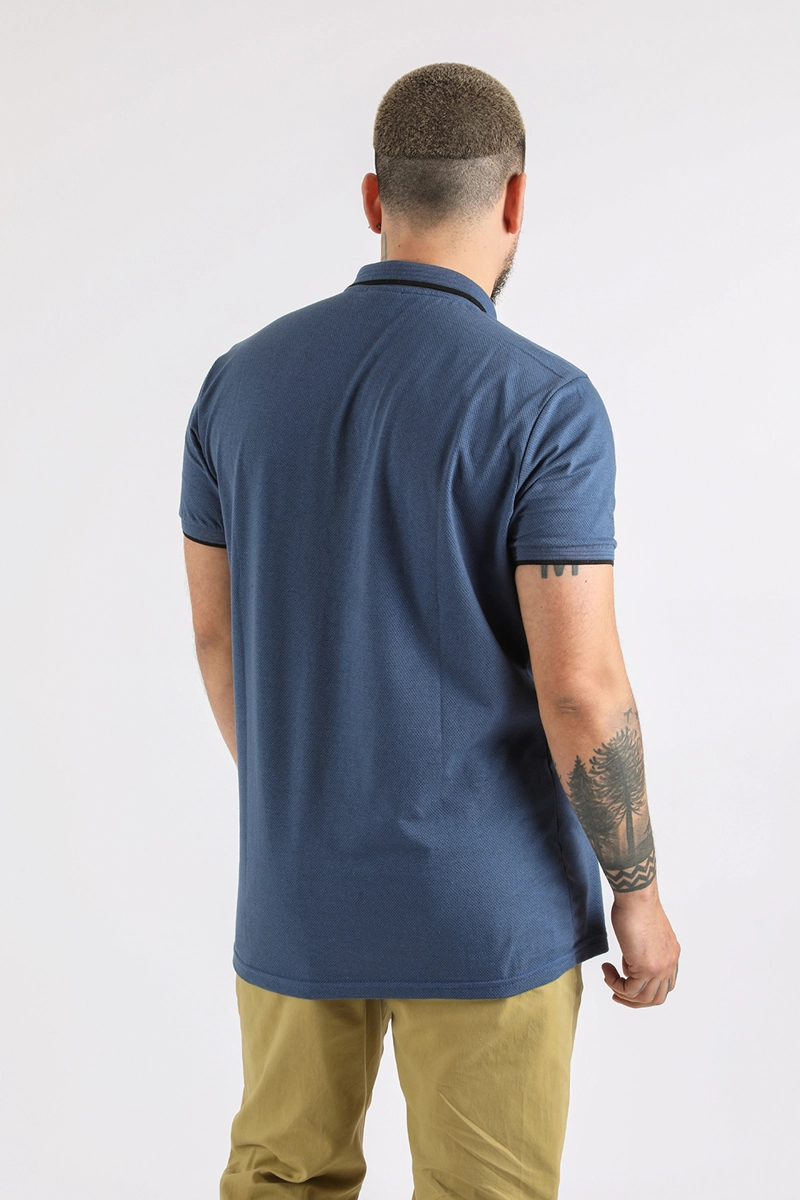 POLERA POLO DESTROY AZUL GANGSTER - 2