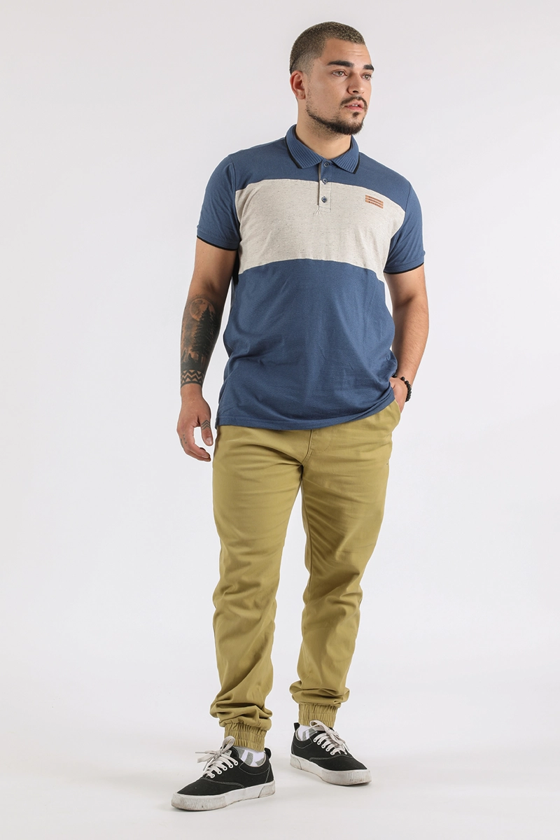 POLERA POLO DESTROY AZUL GANGSTER - 4