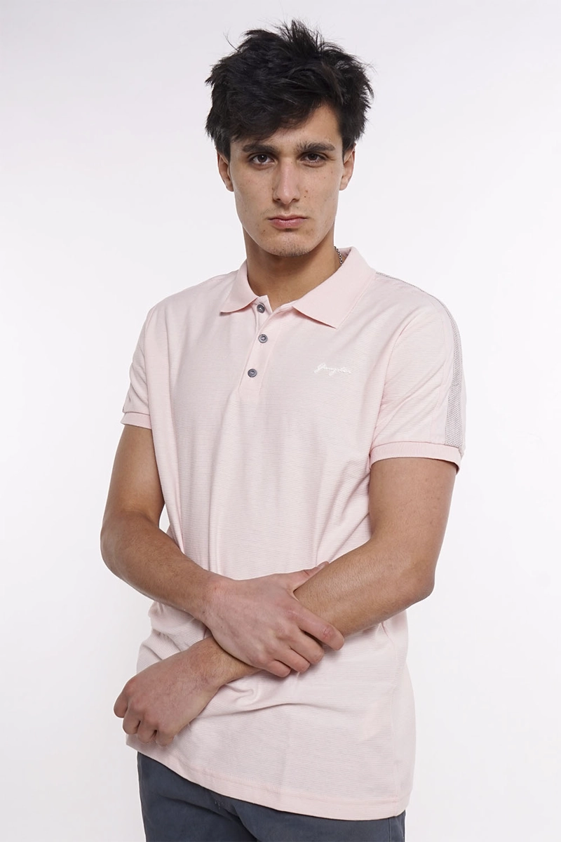 POLERA POLO CLUB ROSADO GANGSTER - 1