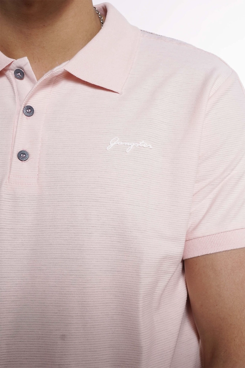POLERA POLO CLUB ROSADO GANGSTER - 3