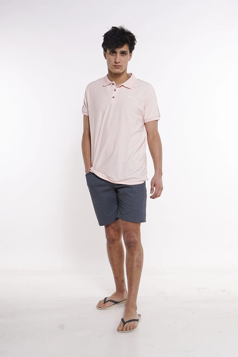 POLERA POLO CLUB ROSADO GANGSTER - 4