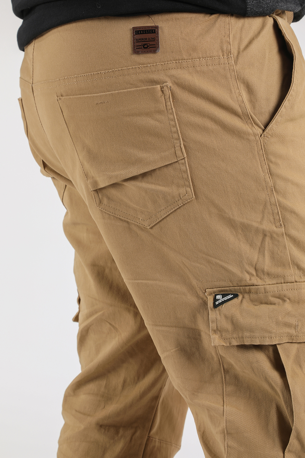 PLUS PANTALON ALGODÓN HOMBRE GANGSTER PARACHUTE JOGGER CANVAS - 3
