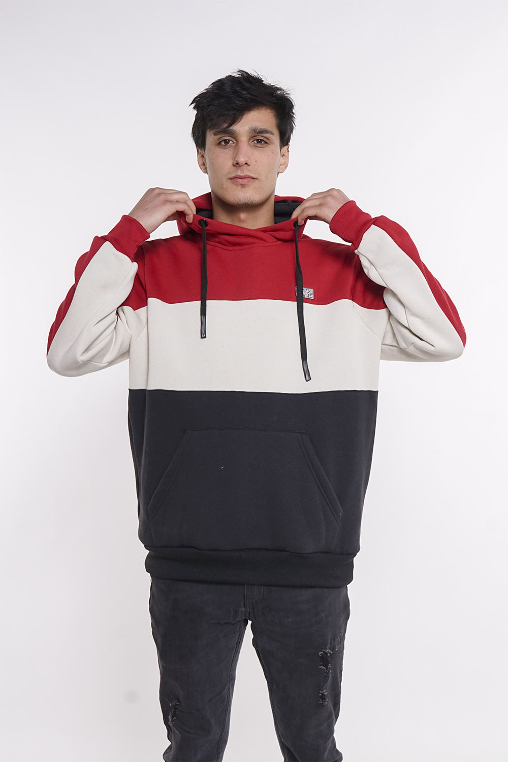 POLERON HOODIE FLEECE JOURNAL ROJO GANGSTER - 1