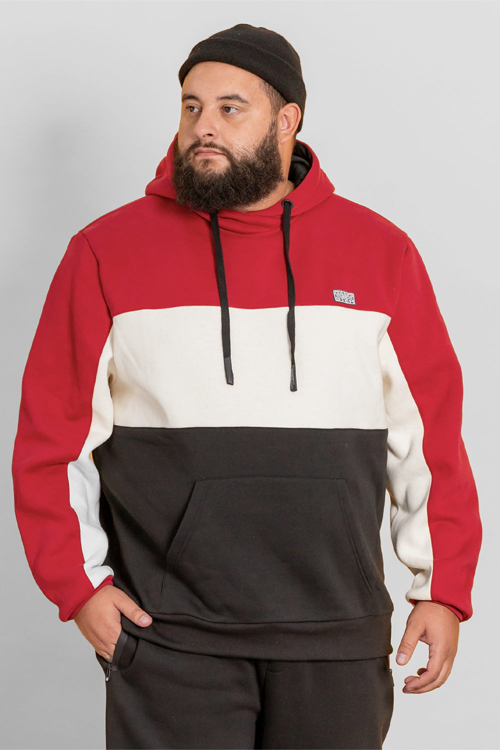 POLERON HOODIE FLEECE JOURNAL ROJO GANGSTER - 2
