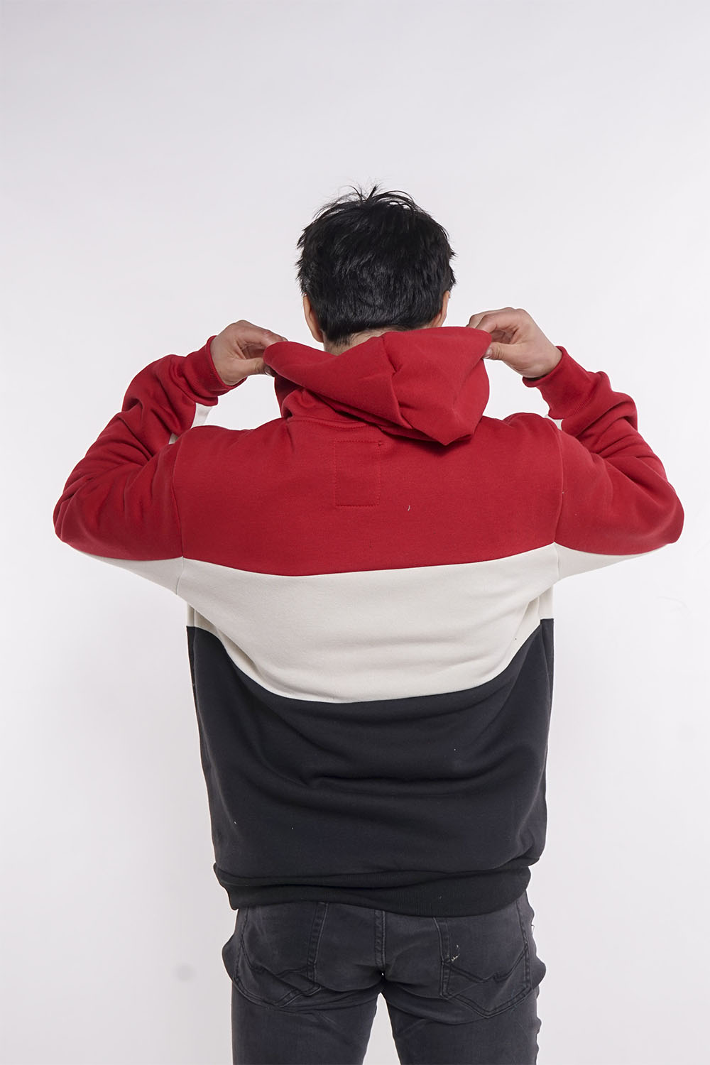 POLERON HOODIE FLEECE JOURNAL ROJO GANGSTER - 3