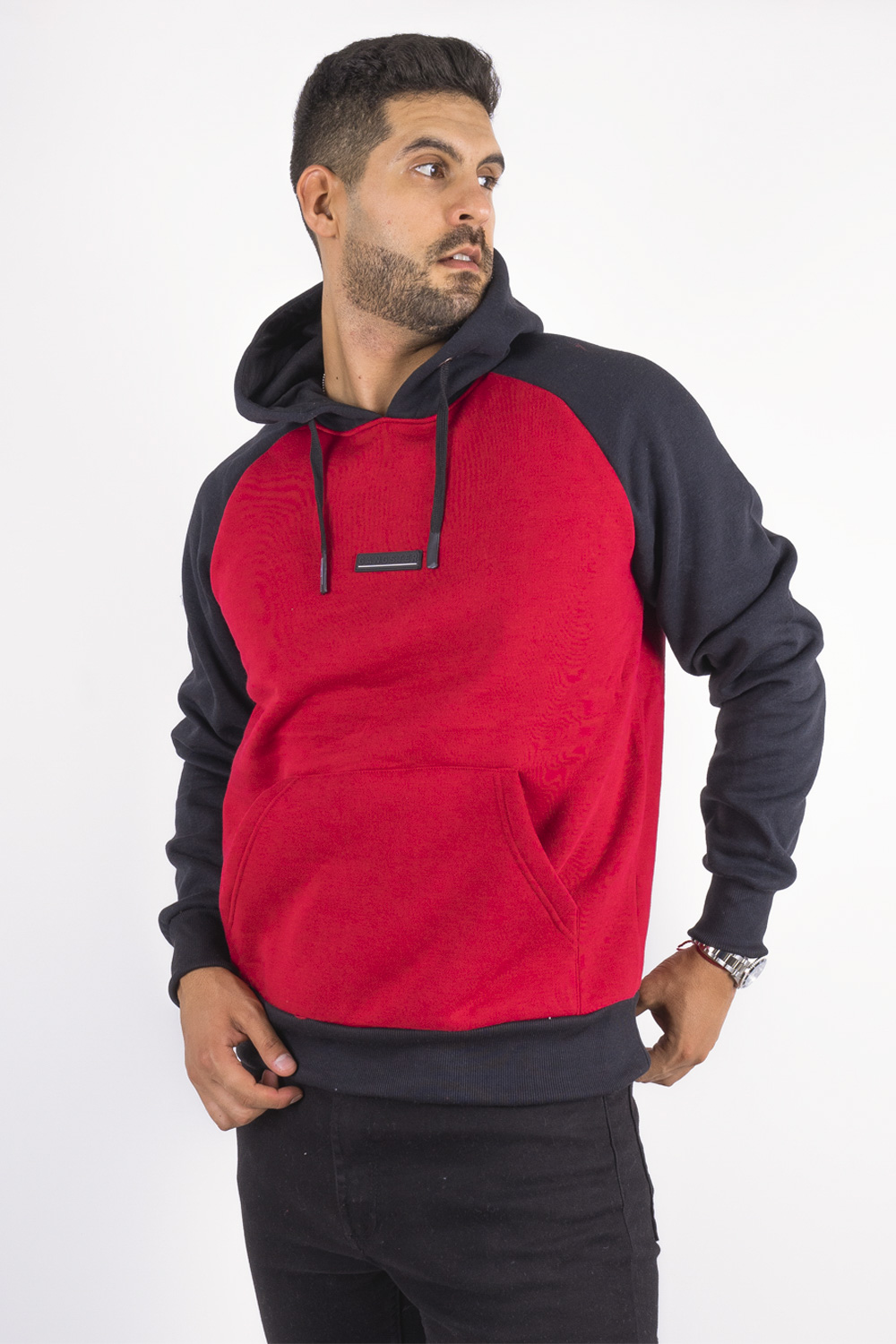POLERON HOODIE FLEECE EVERYDAY VERDE GANGSTER