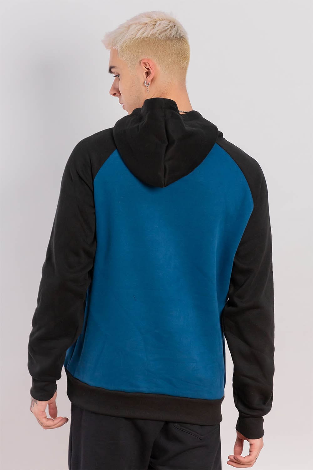 POLERON HOODIE FLEECE EVERYDAY VERDE GANGSTER - 2