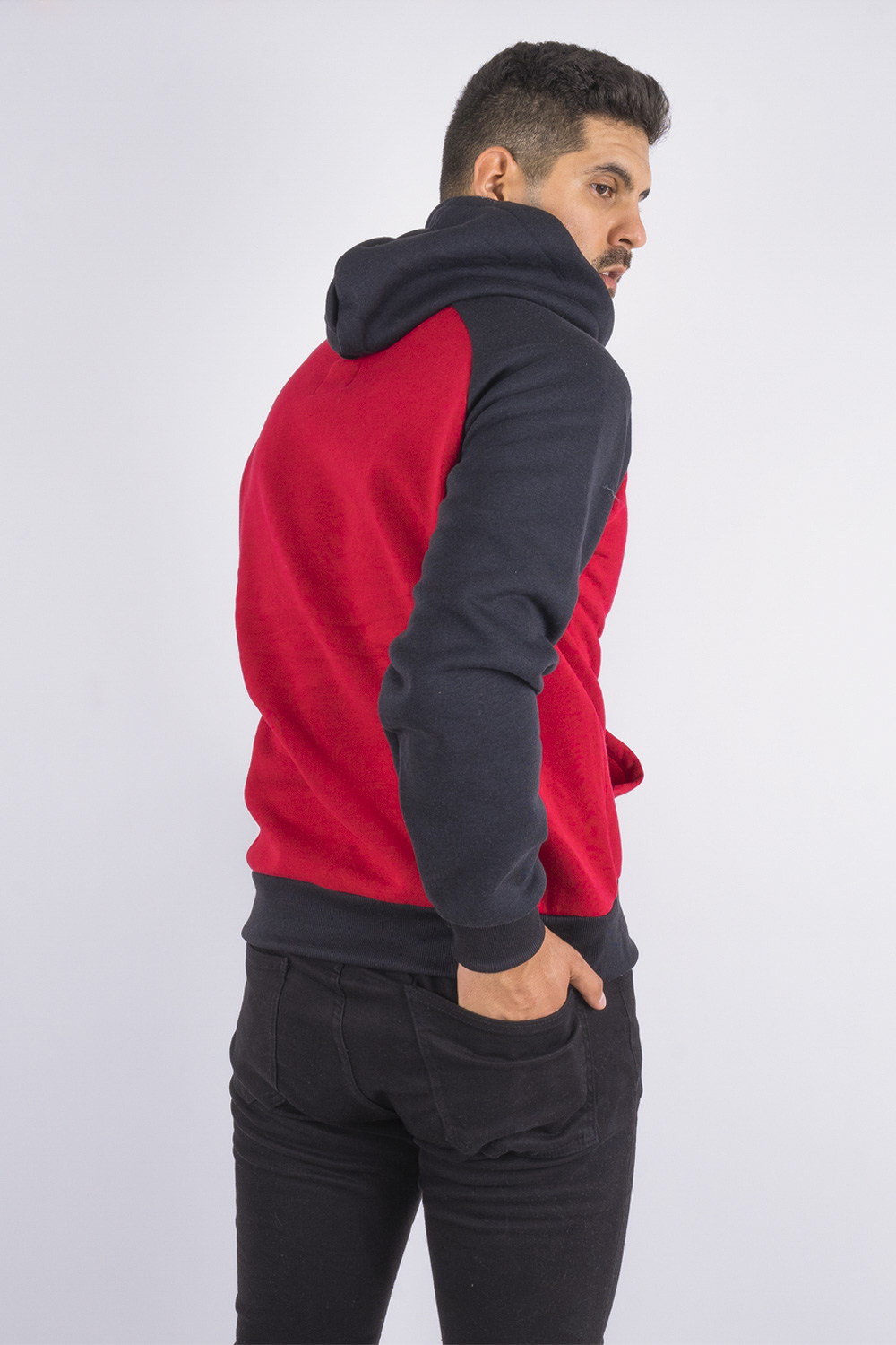 POLERON HOODIE FLEECE EVERYDAY VERDE GANGSTER - 2