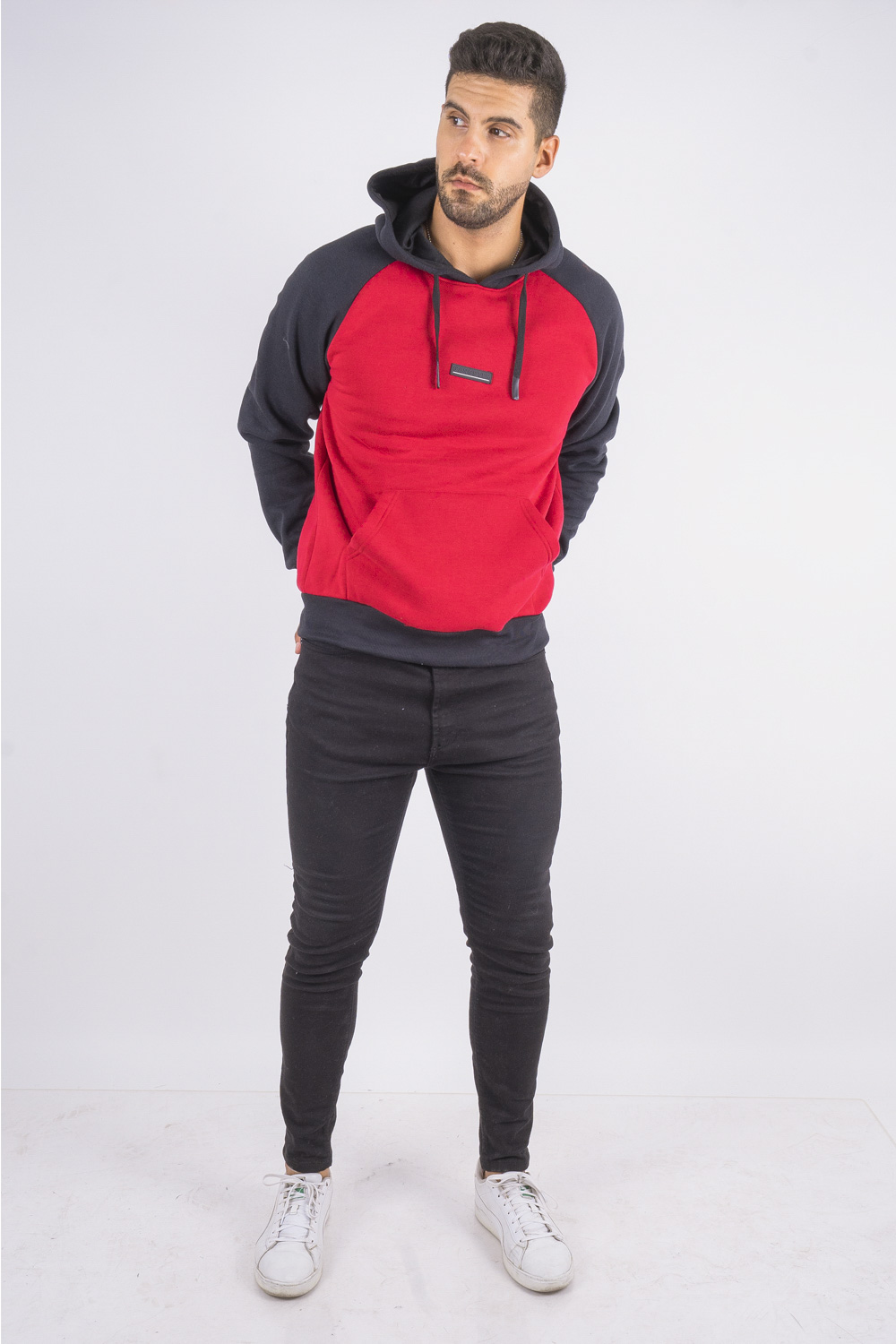 POLERON HOODIE FLEECE EVERYDAY VERDE GANGSTER - 4