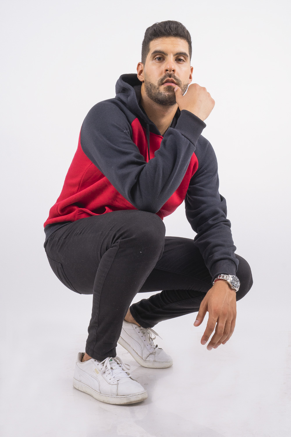 POLERON HOODIE FLEECE EVERYDAY VERDE GANGSTER - 5