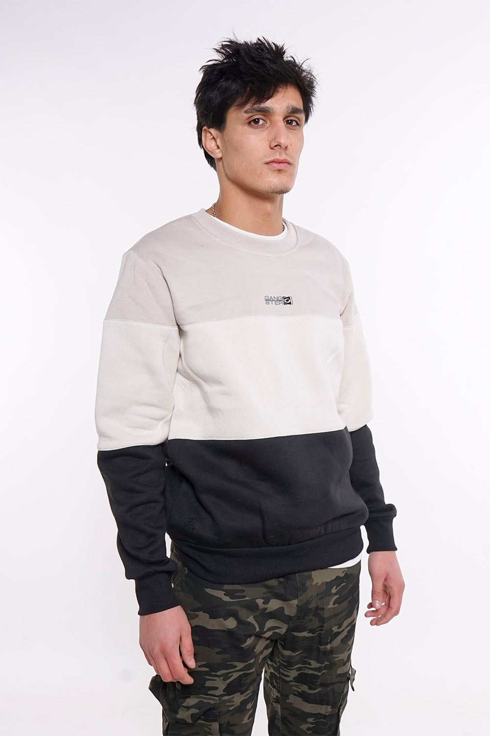POLERON CREW FLEECE CORE VERDE GANGSTER - 1