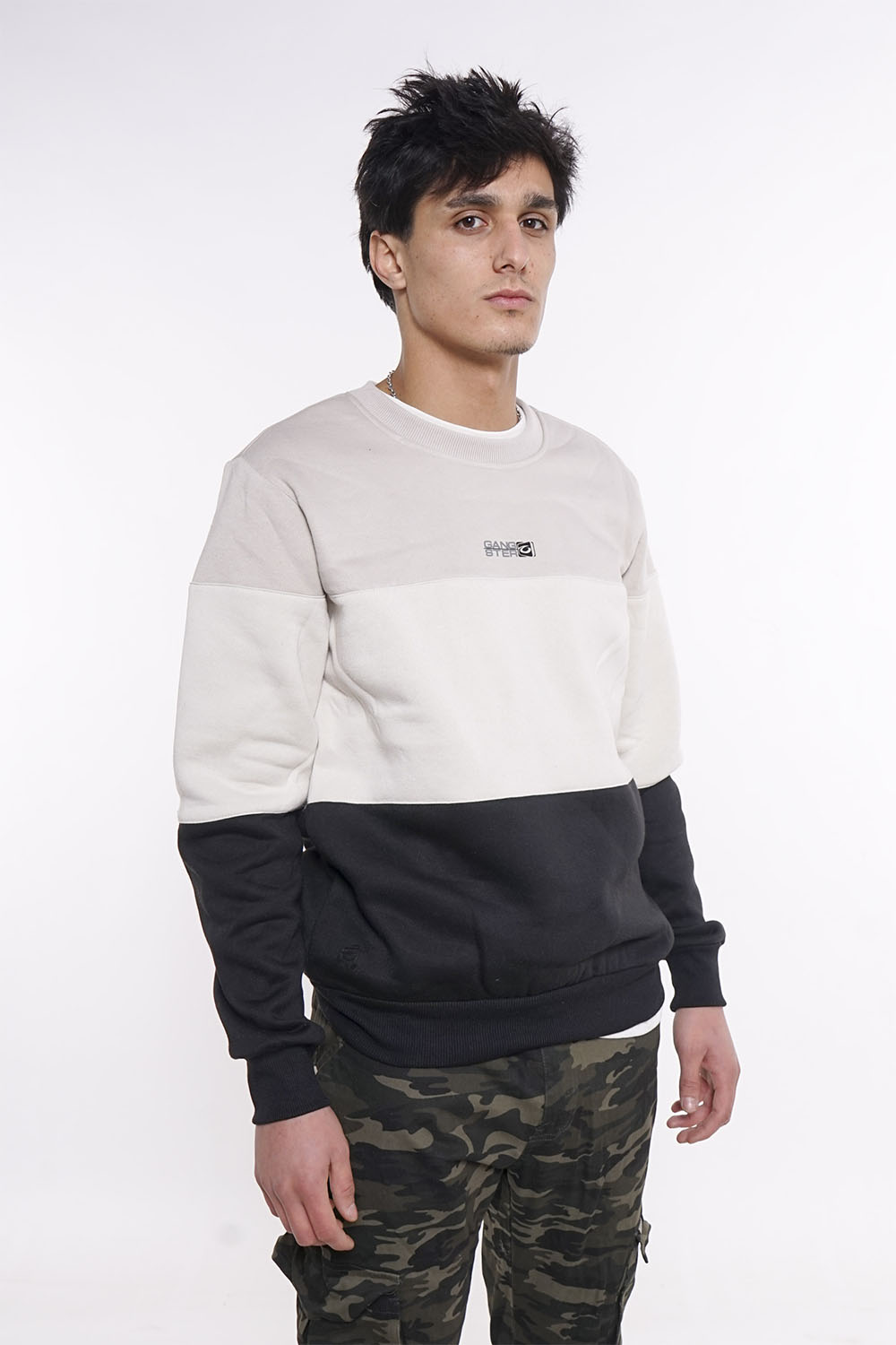 POLERON CREW FLEECE CORE VERDE GANGSTER - 1
