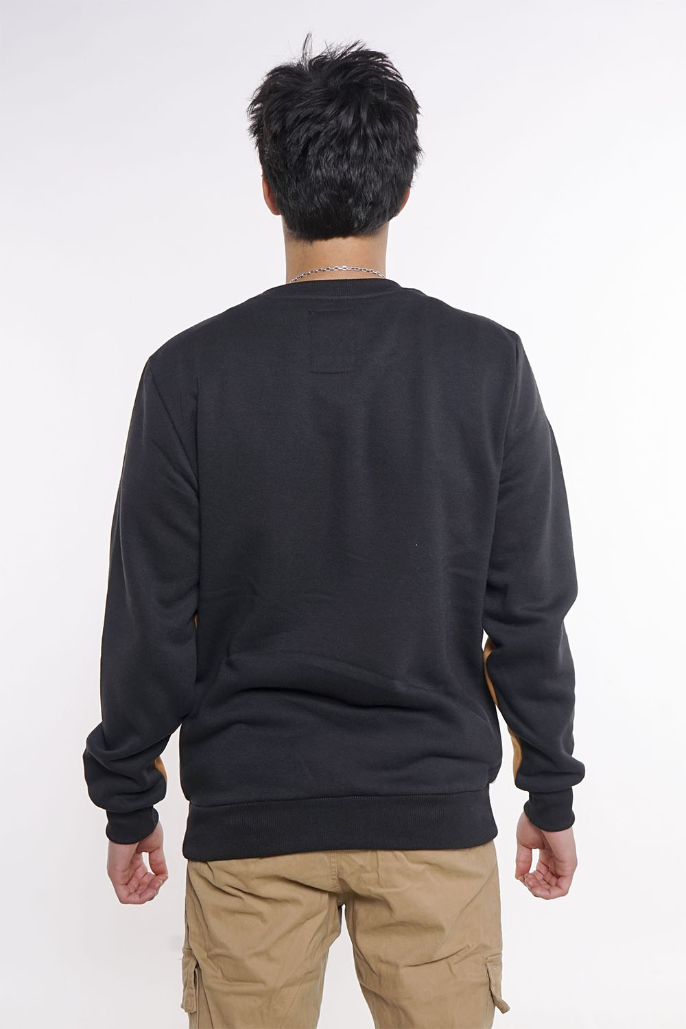 POLERON CREW FLEECE FUNDAMENTAL NEGRO GANGSTER - 2