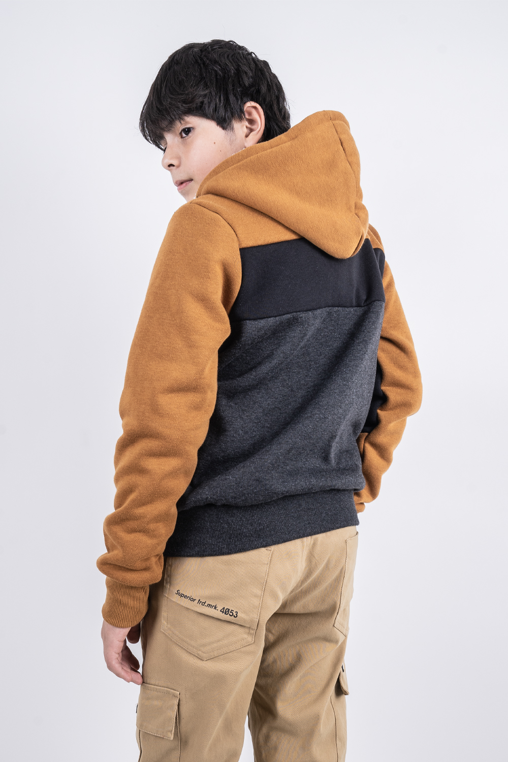 TEEN POLERON FULLZIPPER FLEECE FUN AZUL GANGSTER - 3