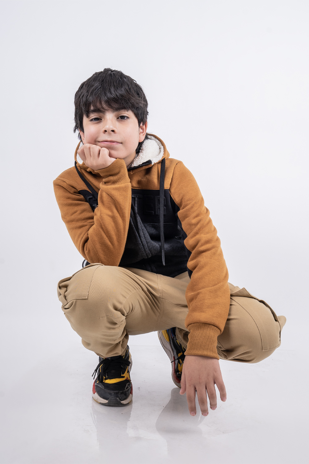 TEEN POLERON FULLZIPPER FLEECE FUN AZUL GANGSTER - 4
