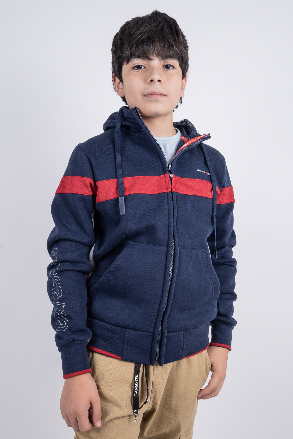 POLERON NINO GANGSTER DINO TEEN FULLZIPPER FLEECE