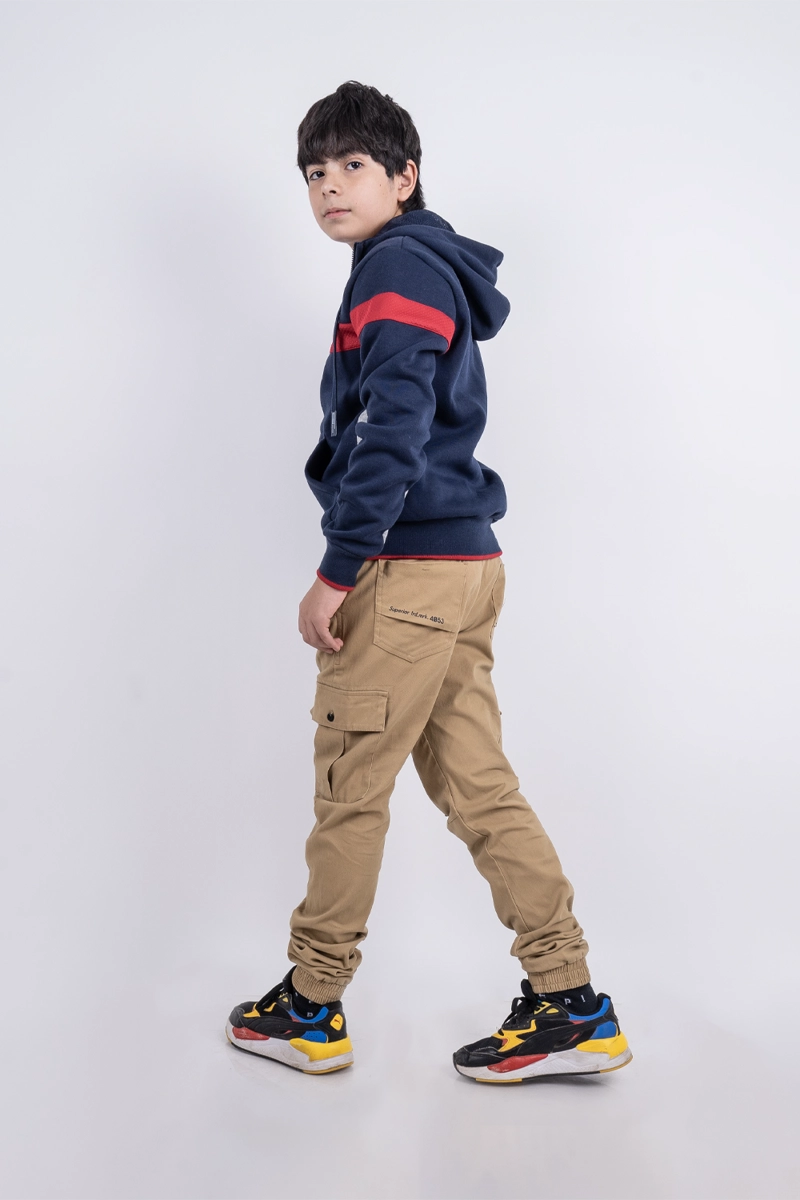 POLERÓN NIÑO GANGSTER DINO TEEN FULLZIPPER FLEECE - 5
