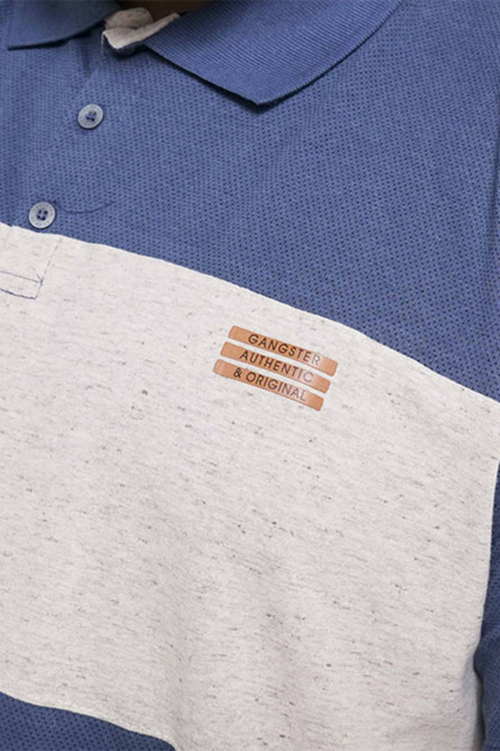 PLUS POLERA CUELLO DESTROY BEIGE GANGSTER - 3