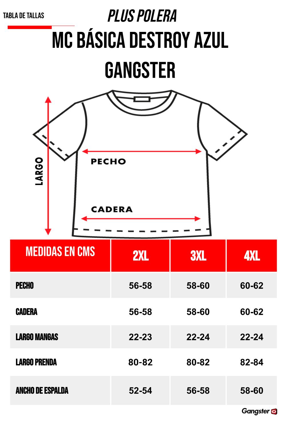 PLUS POLERA CUELLO DESTROY BEIGE GANGSTER - 5