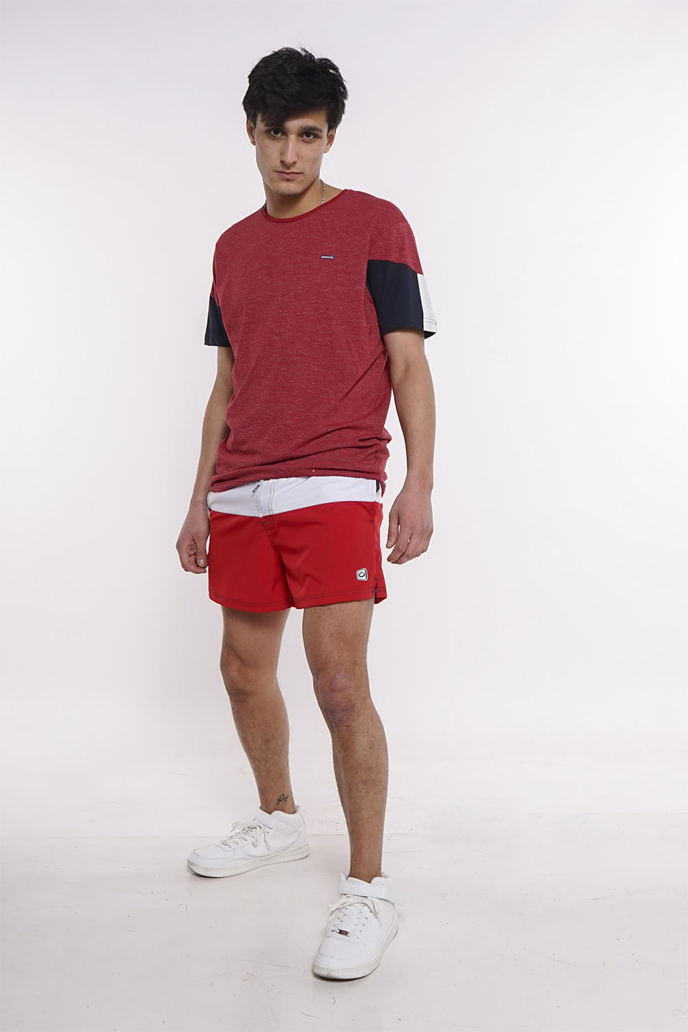 TRAJE DE BAÑO HOMBRE GANGSTER 3WAY ROJO - 4