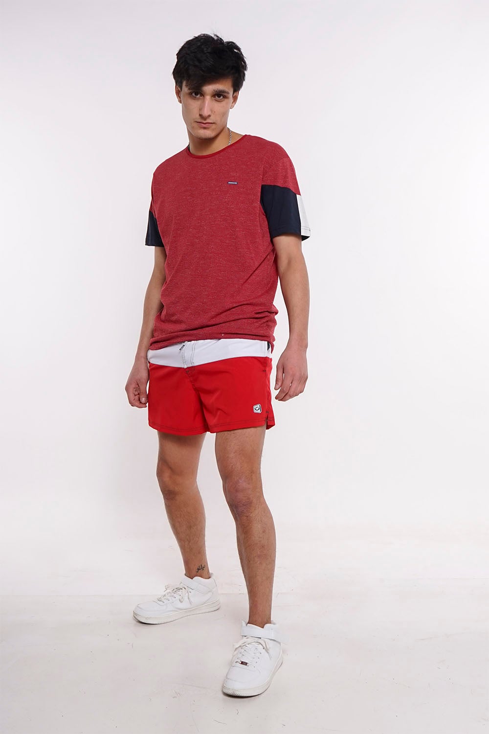 TRAJE DE BAÑO HOMBRE GANGSTER 3WAY ROJO - 4