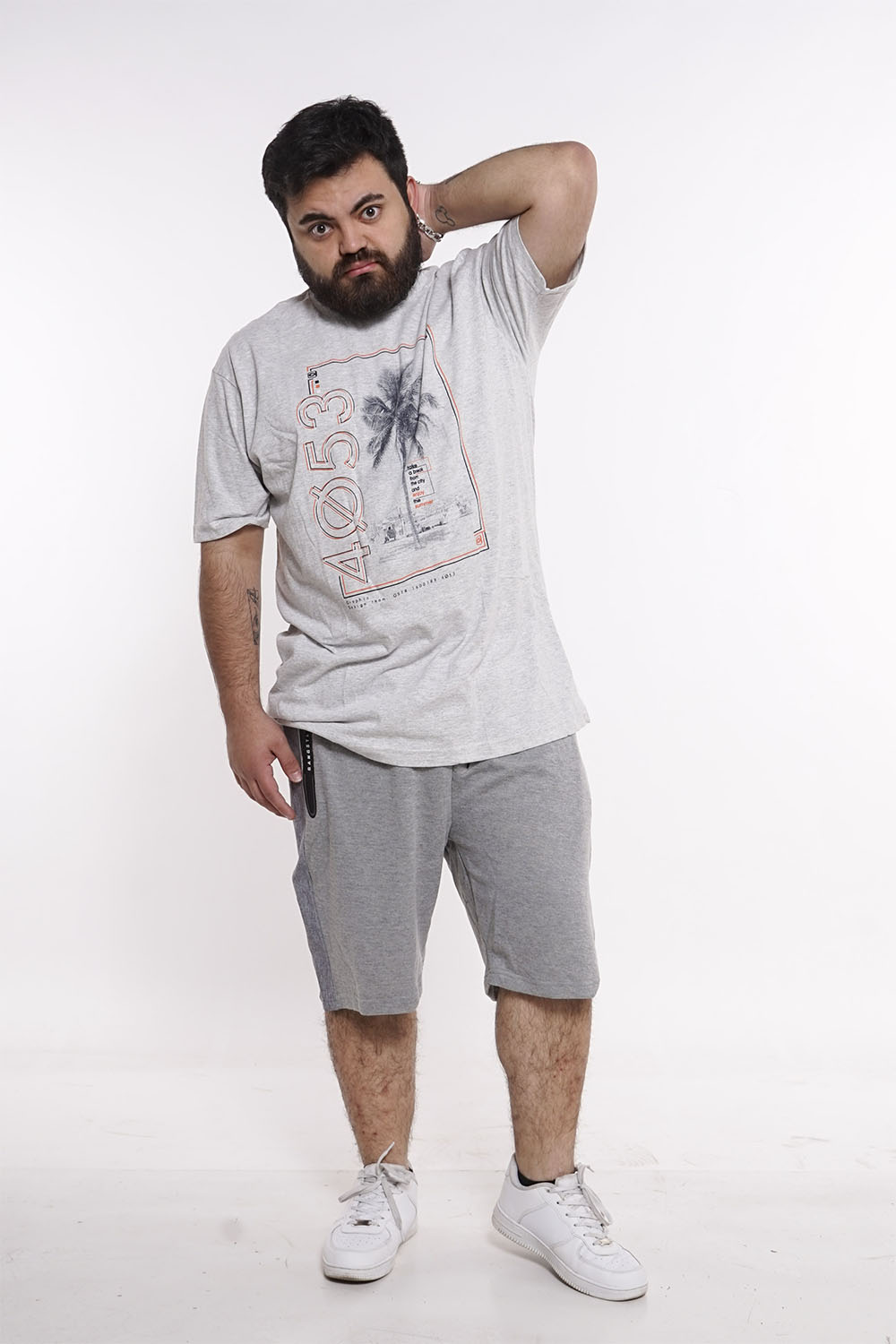 PLUS POLERA MC BASICA 4053G ARENA GANGSTER - 4