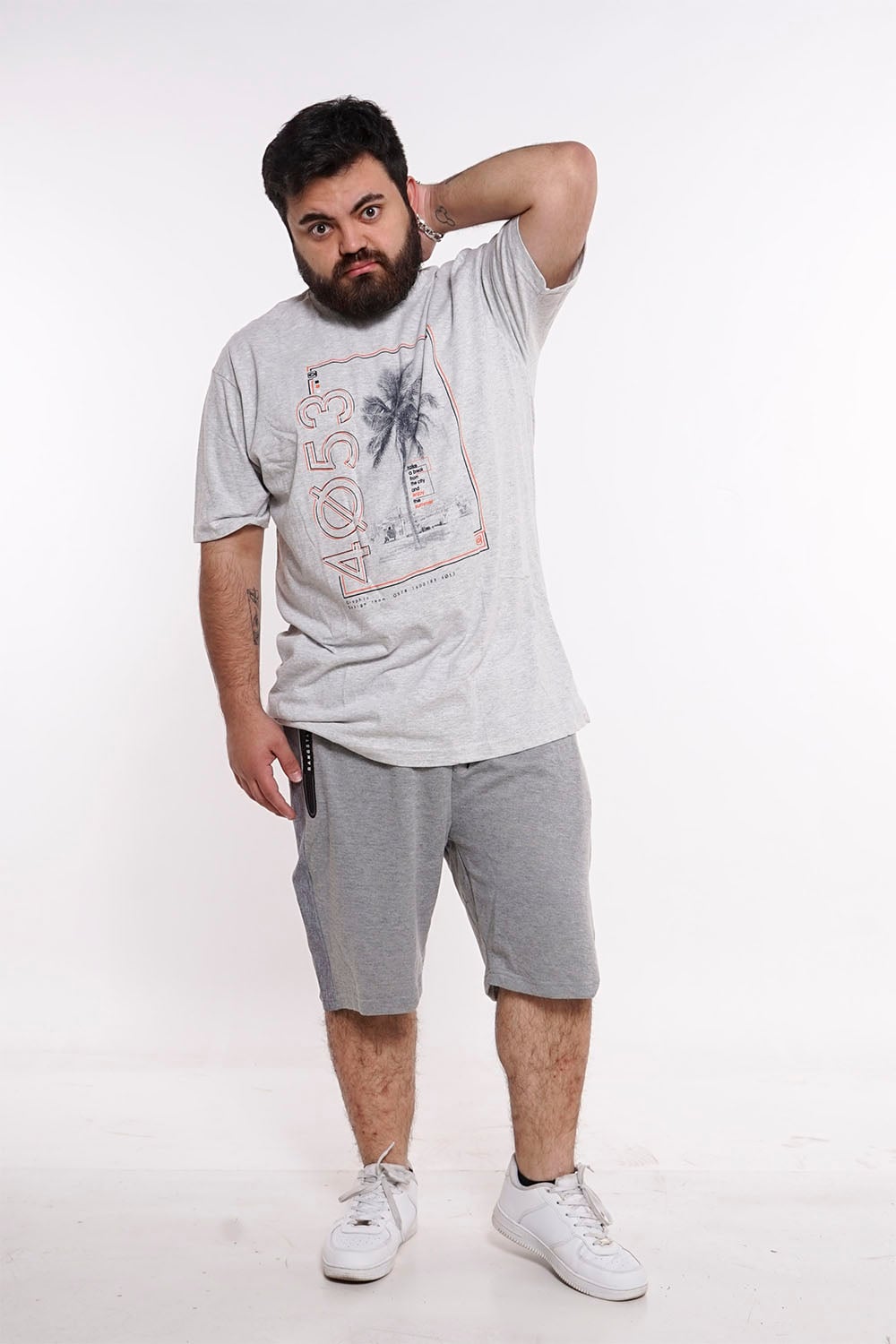 PLUS POLERA MC BASICA 4053G ARENA GANGSTER - 4
