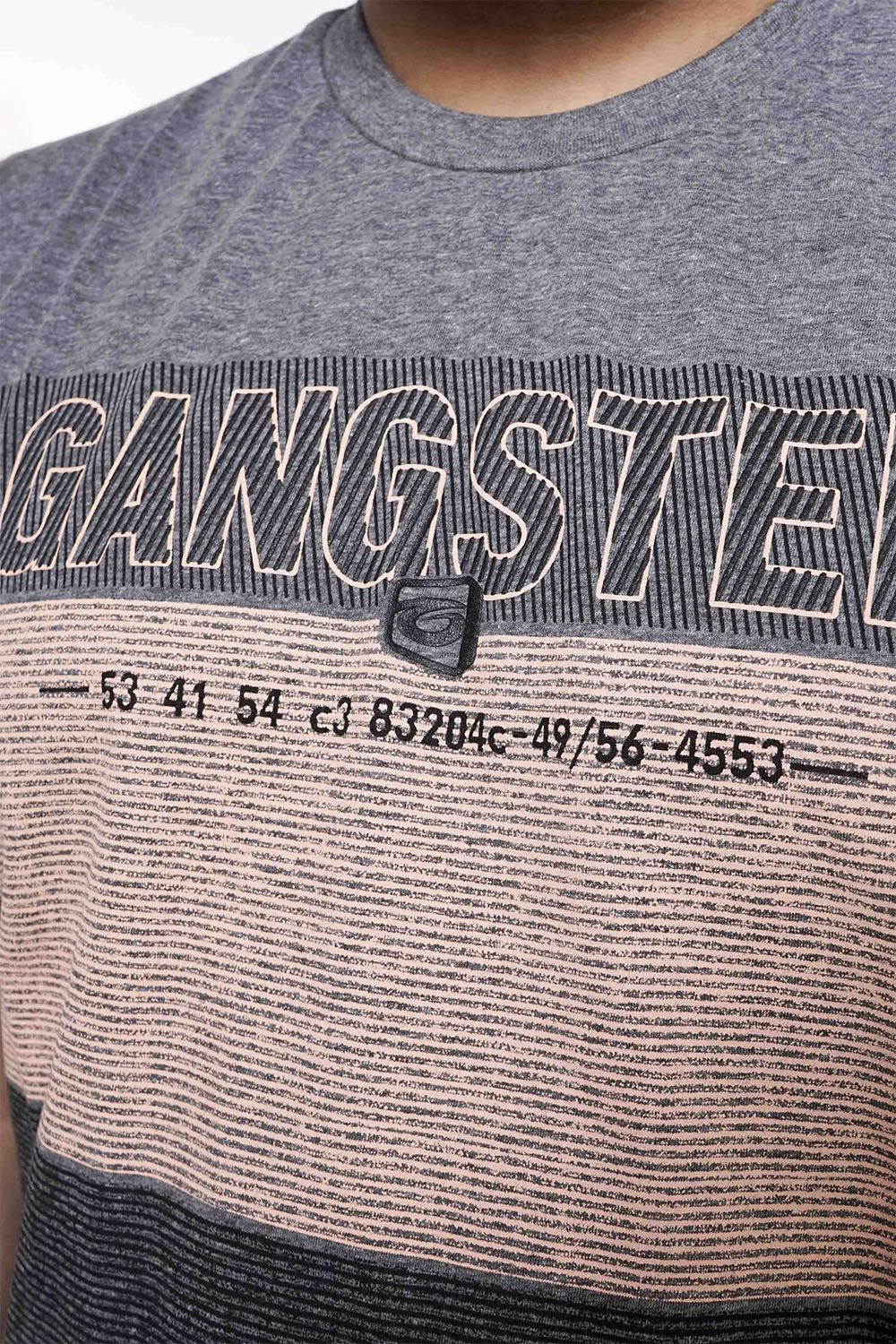 PLUS POLERA MC BASICA INTRIGUE GRIS GANGSTER - 3
