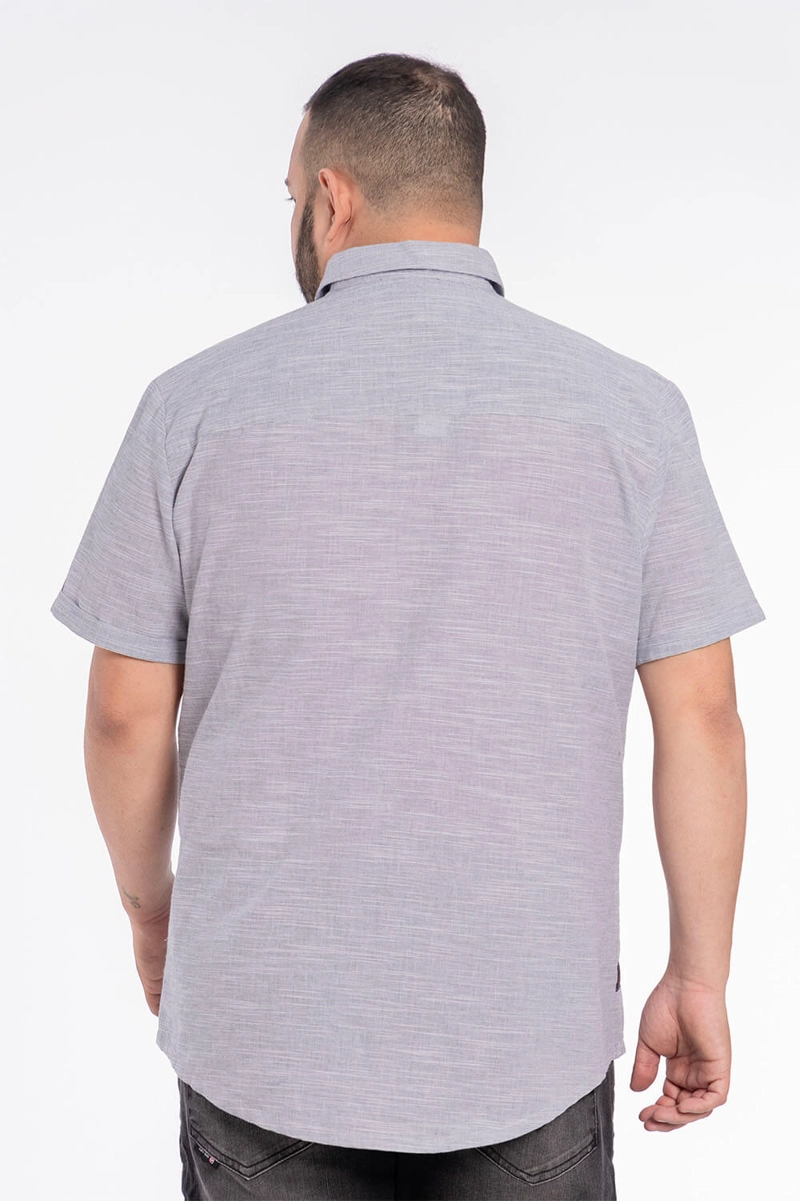 PLUS CAMISA MC NUNGWI AZUL GANGSTER - 3