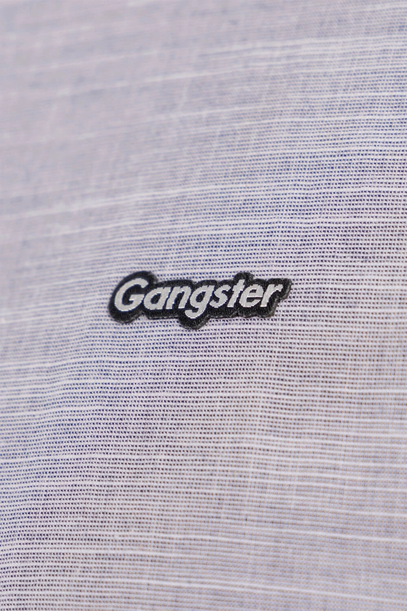 PLUS CAMISA MC NUNGWI AZUL GANGSTER - 4