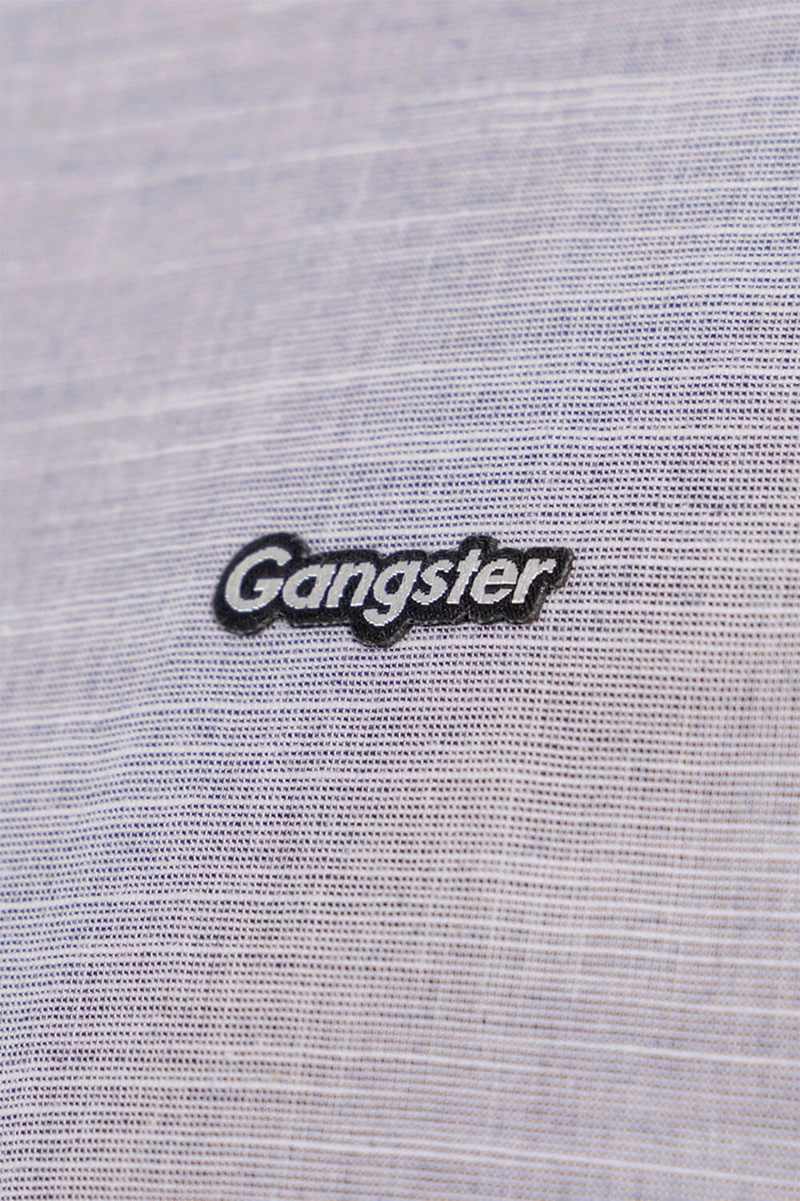 PLUS CAMISA MC NUNGWI AZUL GANGSTER - 4