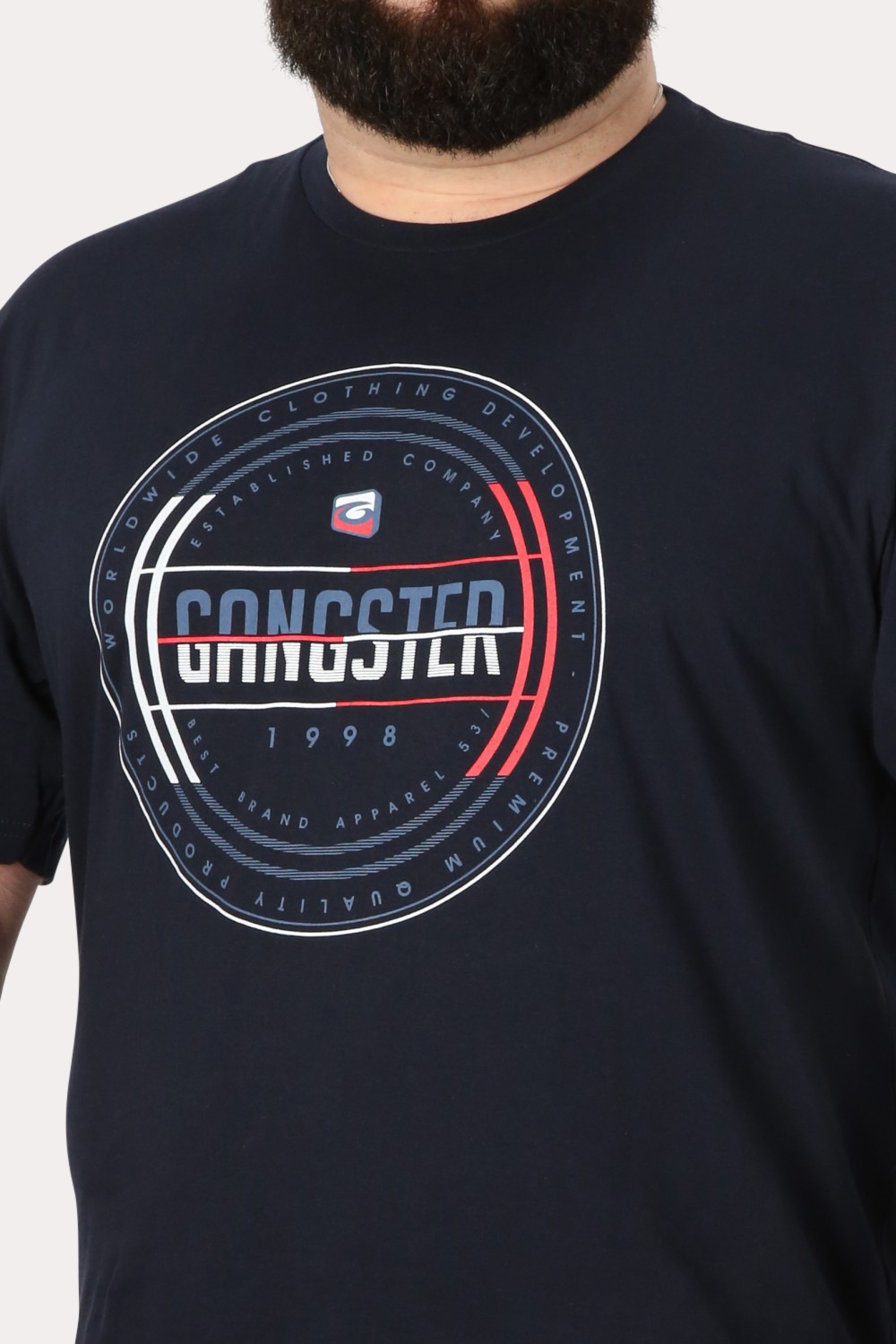 PLUS POLERA MC BASICA VIBRANT AZUL GANGSTER - 3