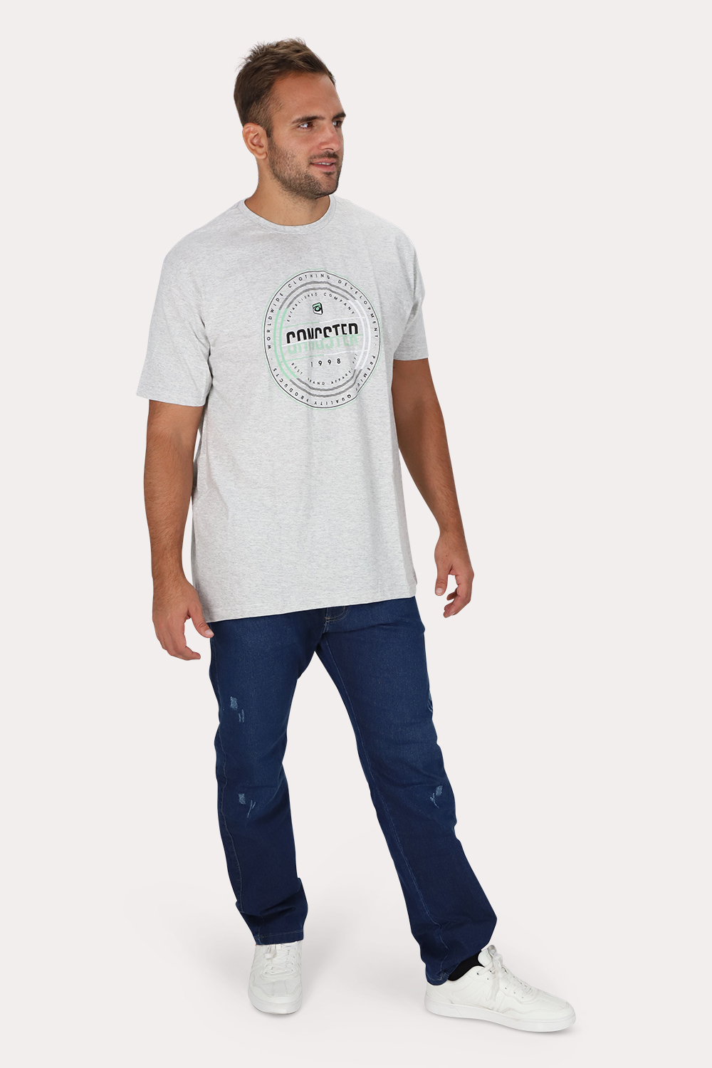 PLUS POLERA MC BASICA VIBRANT AZUL GANGSTER - 4