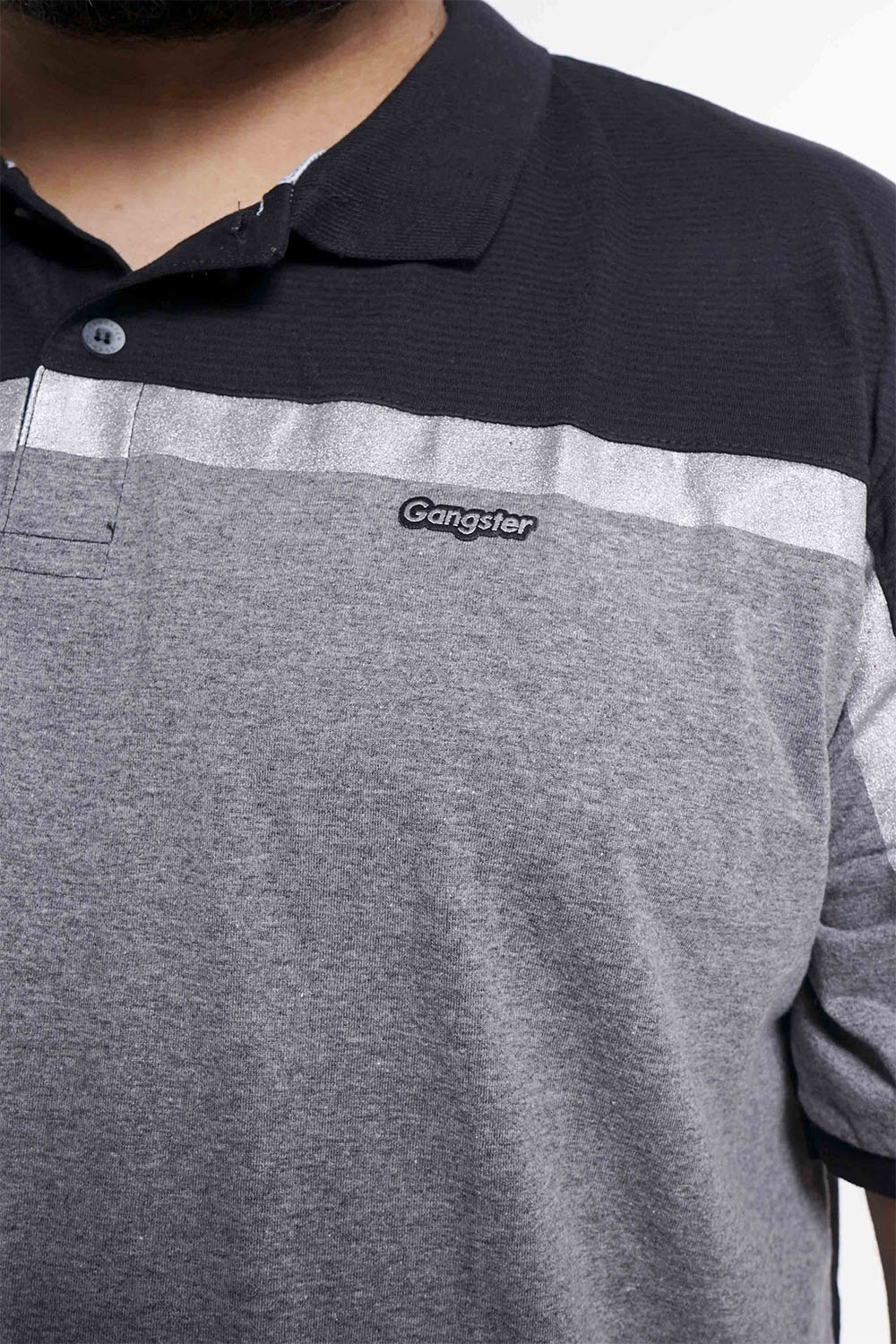 PLUS POLERA CUELLO DYNAMO NEGRO - 3